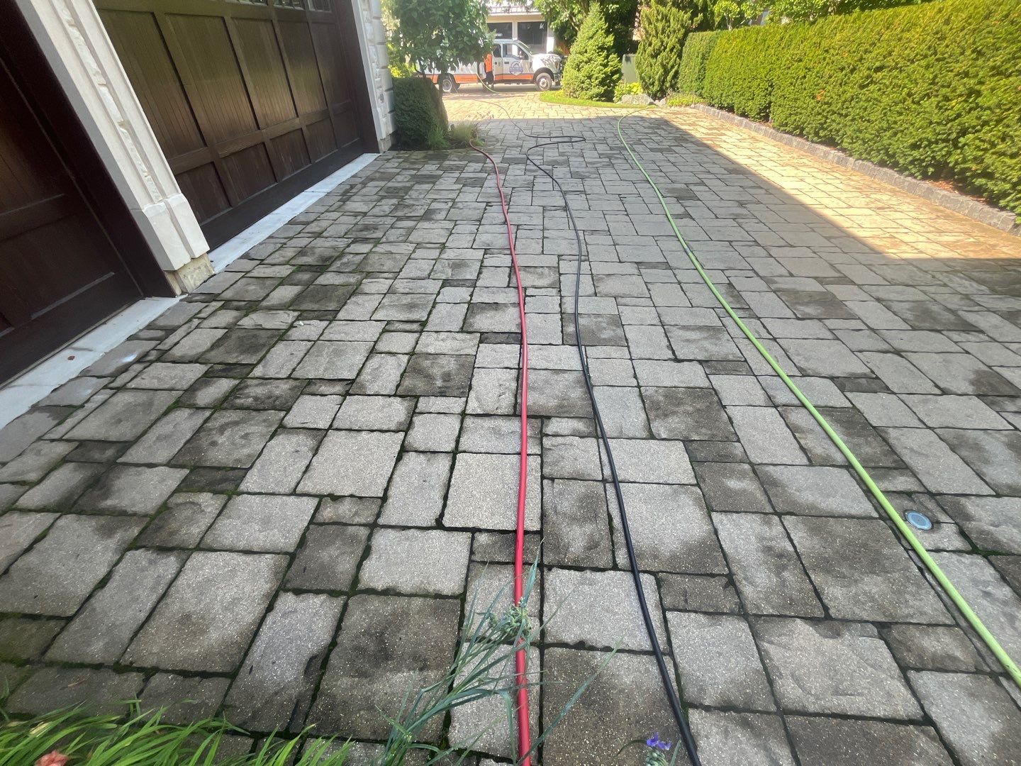 Brick paver clean, sand and seal.  using Surebond SB-1300 by Northern Power Washing LLC.