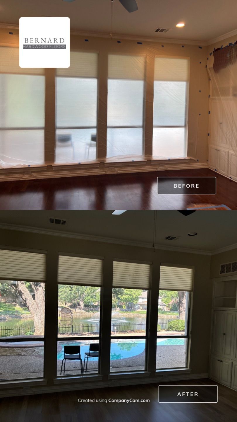 From Traditional Dark to Heavenly White by Bernard Hardwood Floors