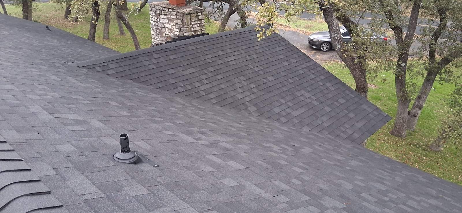 Residential Roof Replacement and Exterior Woodwork Restoration in Georgetown by Caliber Restoration LLC