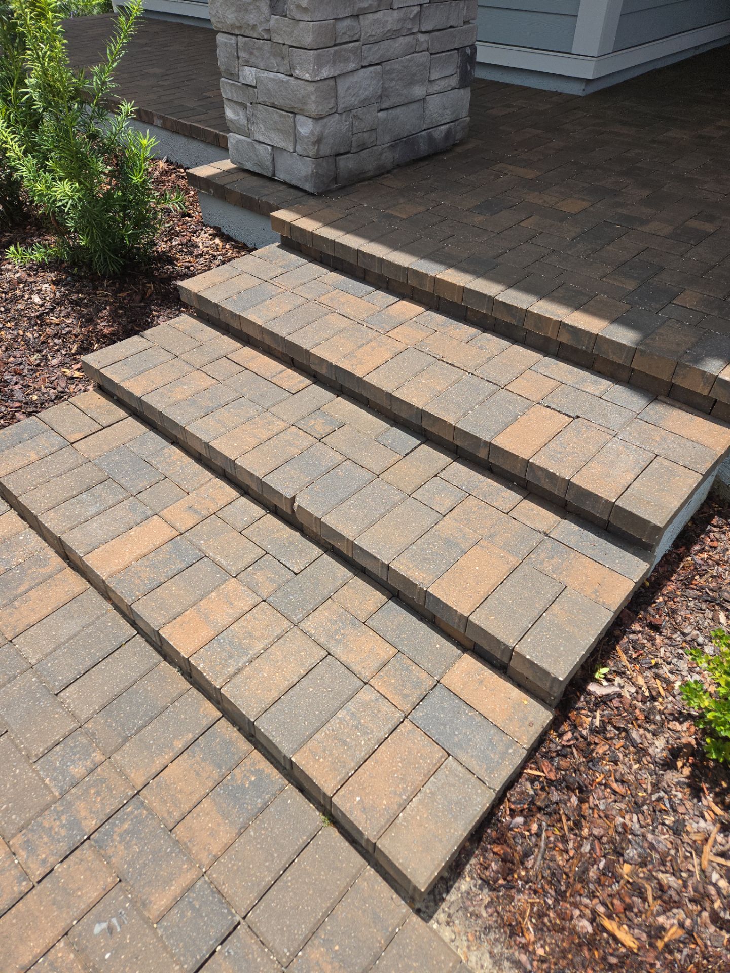 Paver Driveway using Concrete Sealant by DuraSeal