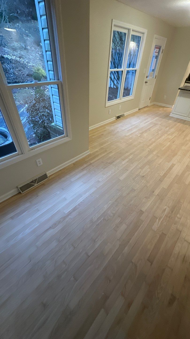 Hardwood Refinishing Project in Canonsburg by Floors in a Day, Inc