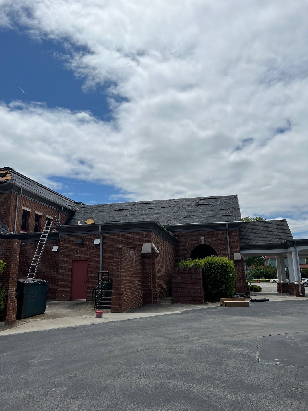 Commercial Roofing Installation using High Grade Asphalt Shingles by Carolina Trophy Roofs