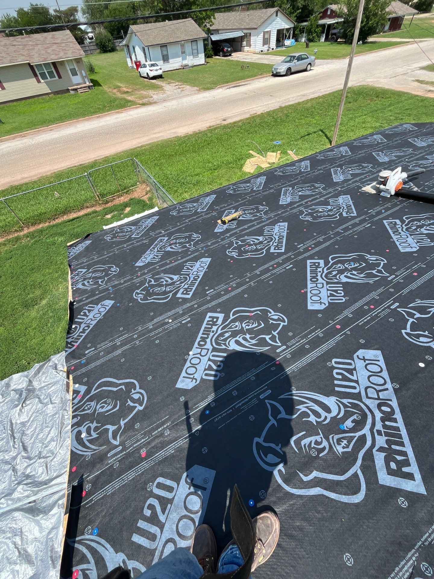 Reroof with Full Redeck by Berry Good Roofing 