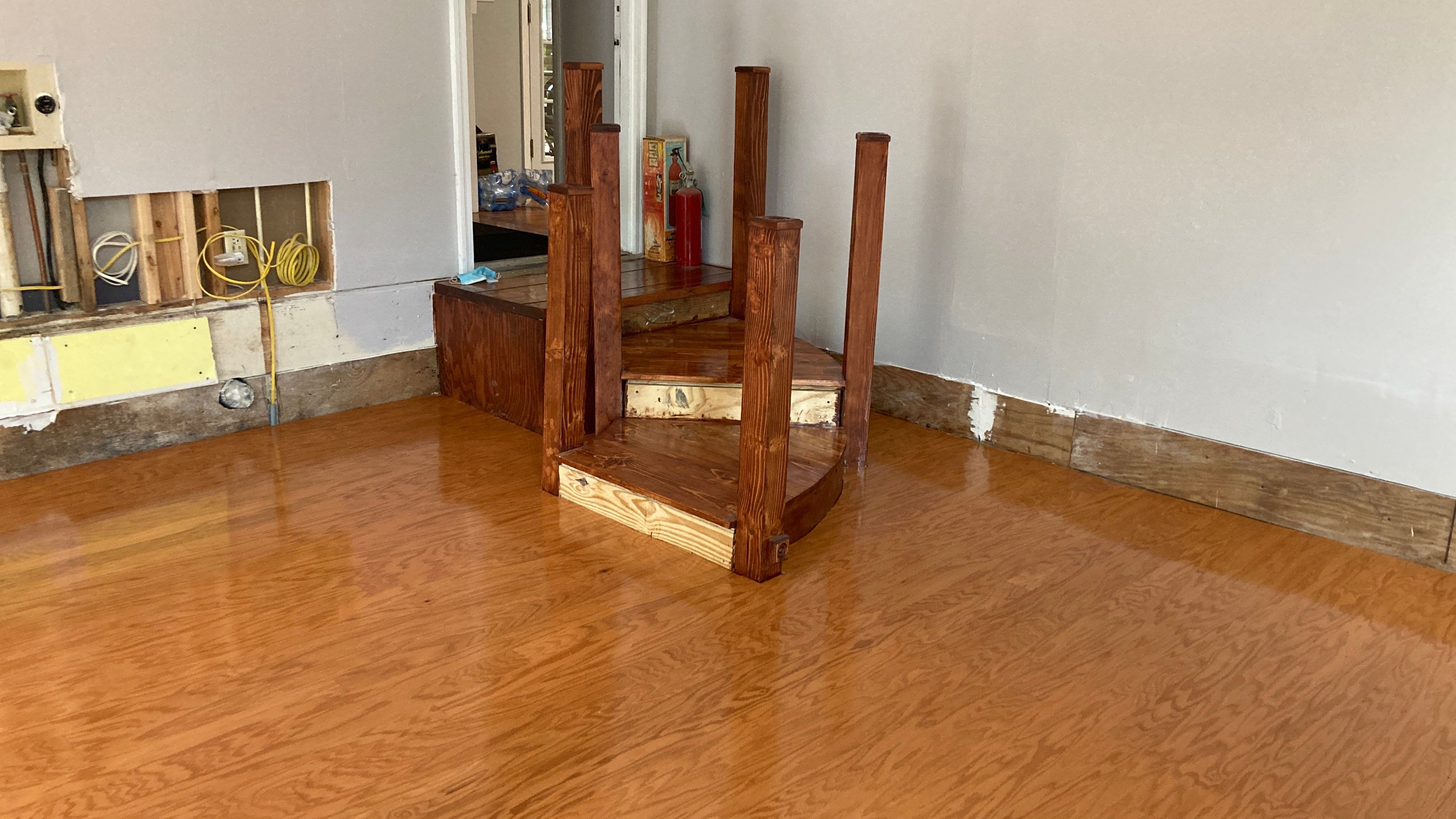 Engineered Oak Hardwood in Bonus Room  by Footprints Floors of Nashville