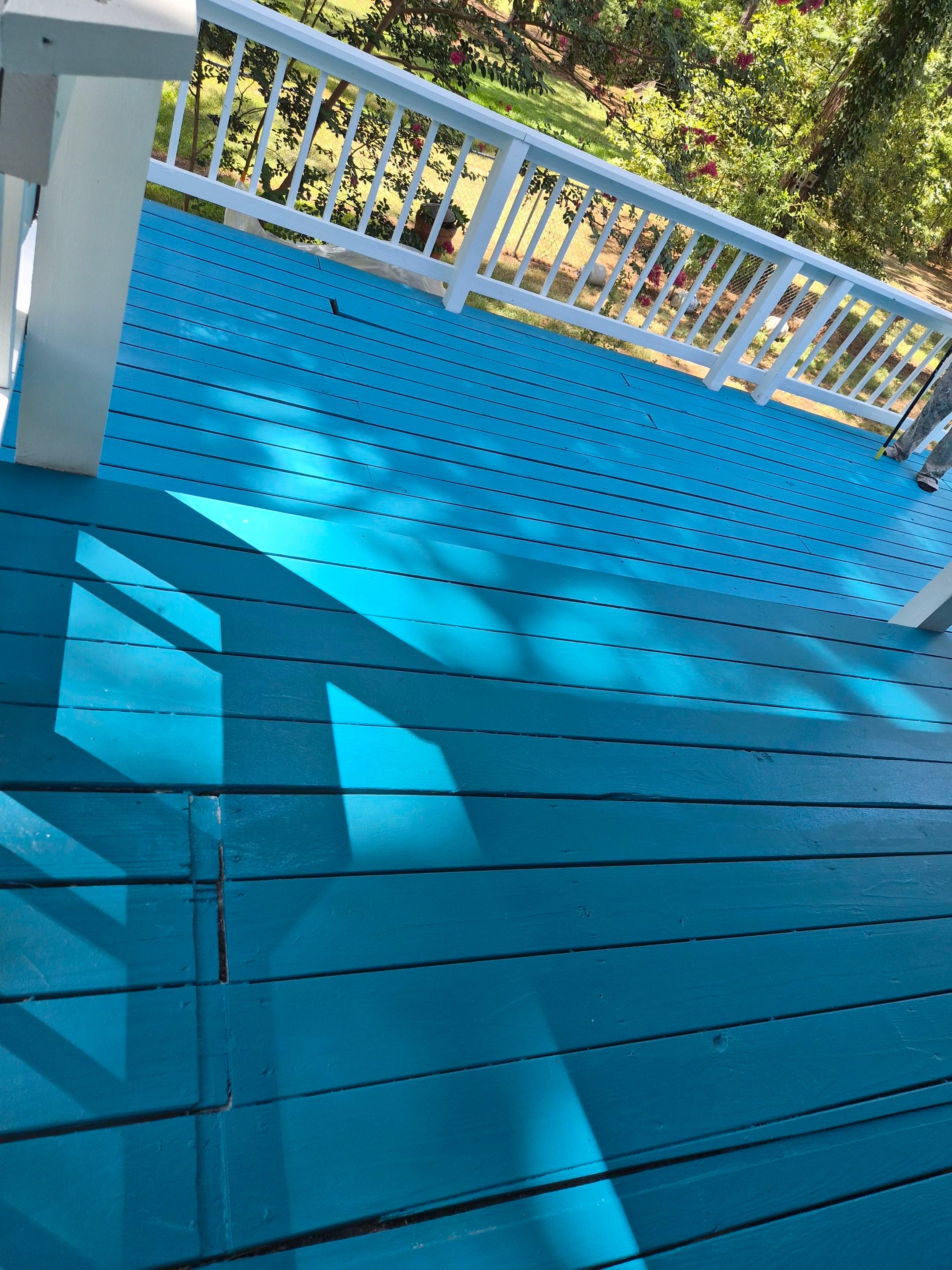 Vibrant Deck Gets New Life in Flint Texas by Quality Coats Painting