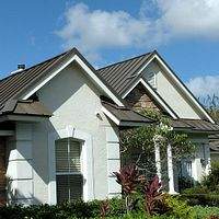 .032 Aluminum 1.5" Mechanical Seam Dark Bronze  by Total Roofing System The Metal Roof Experts