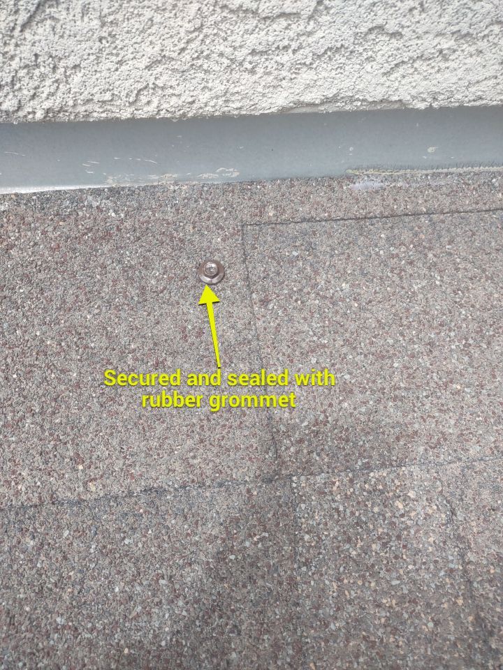 Roof Damage by Bros Roofing