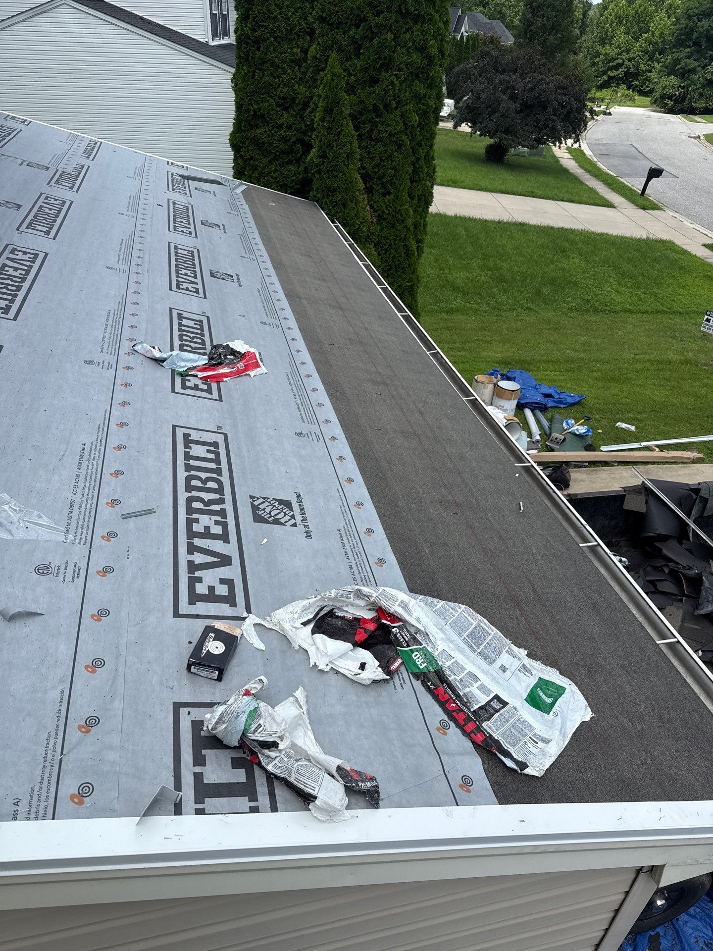 Residential Roofing Installation using GAF Timberline HDZ by Matter Roofing & Construction