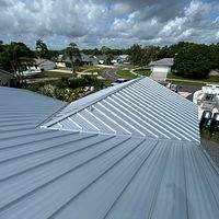 24ga 1.5" Mechanical Seam Mill Finish by Total Roofing System The Metal Roof Experts