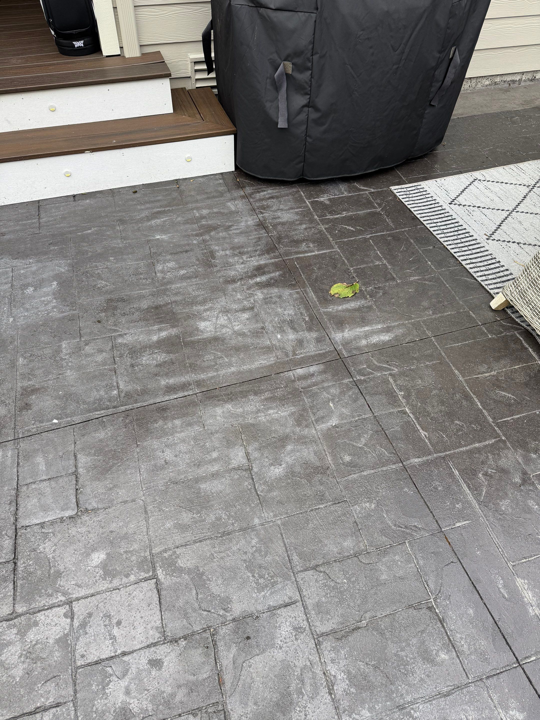 Stamped Concrete Driveway with Sealed Finish | Everett  by Jireh Asphalt & Concrete Inc 