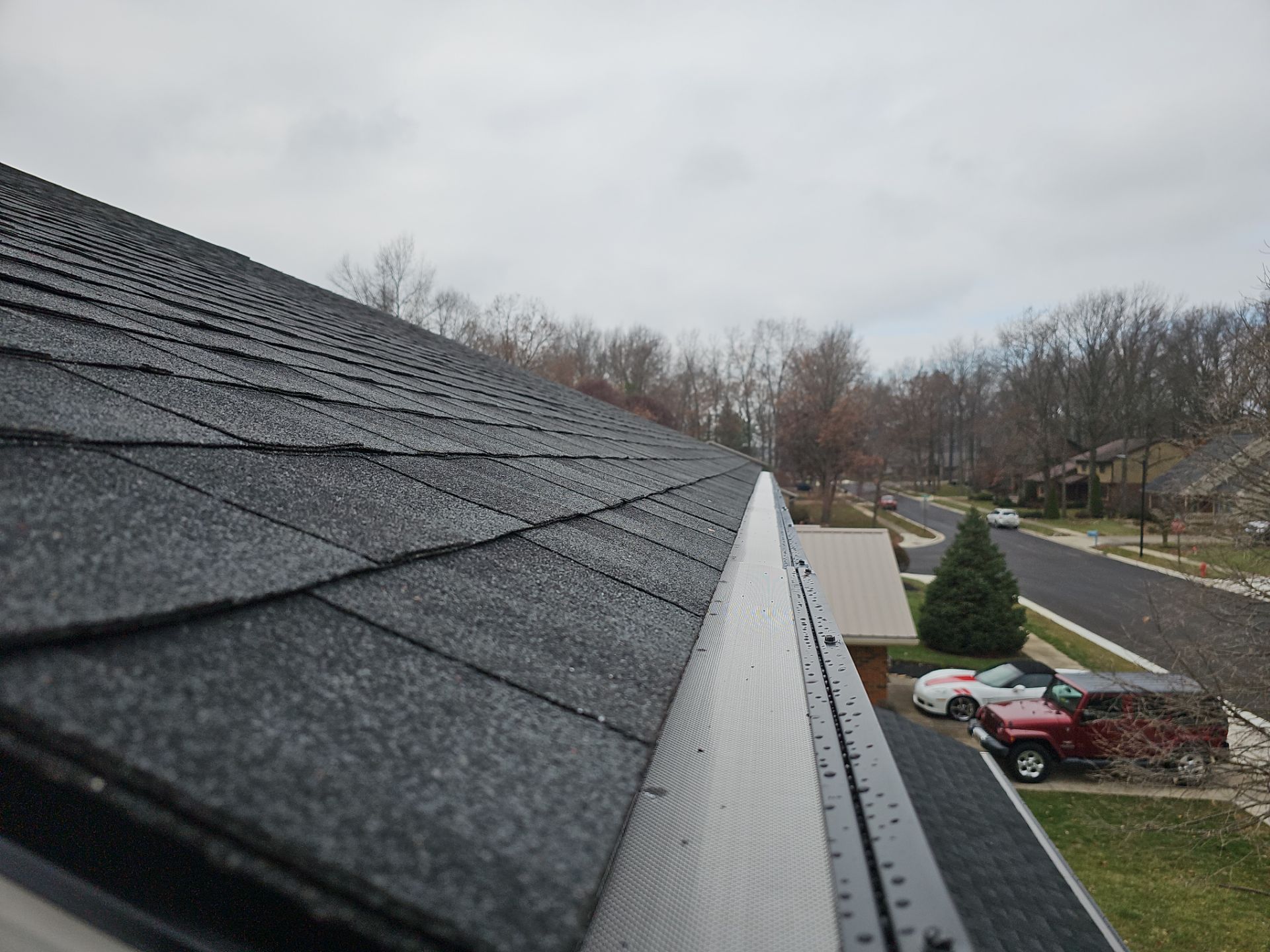 Residential Roofing Installation using GAF Timberline HDZ Charcoal by Nitro Roofing and Construction