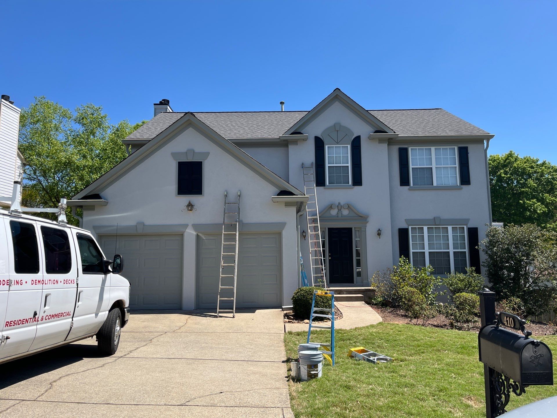 Rotten Wood Replacement Plus Stucco & Siding Painting  by Nelson Exteriors 