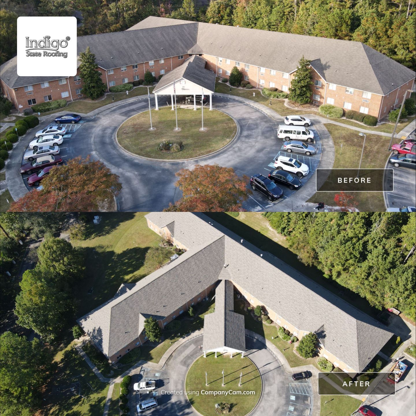 Commercial Roof Replacement by Indigo State Roofing