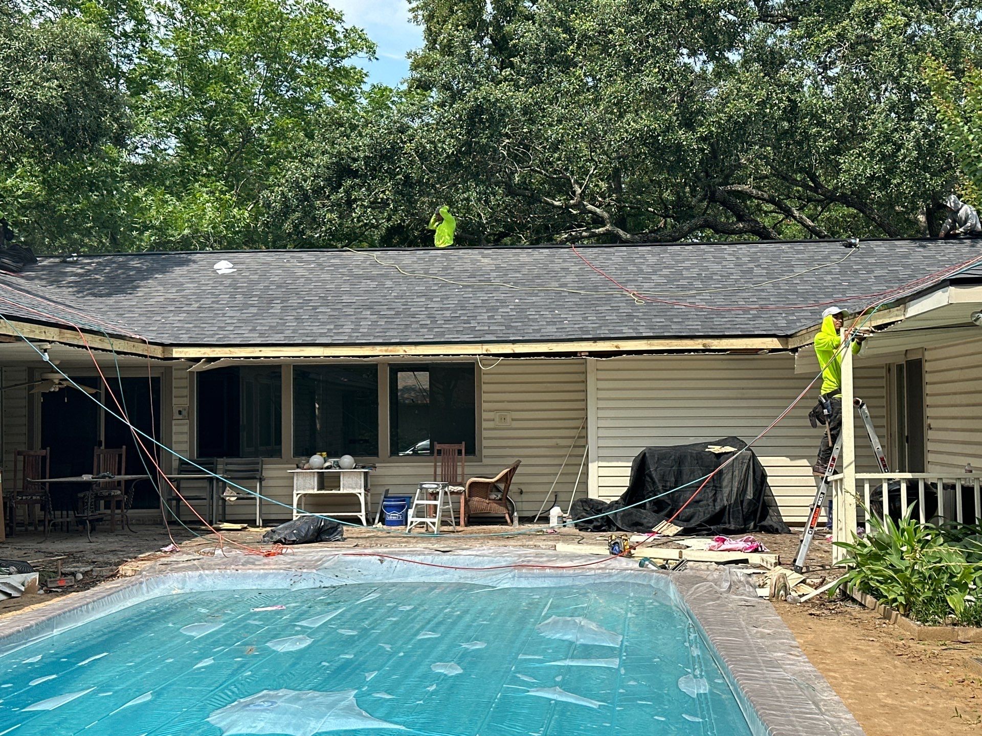 Project in Houston by Motion Roofing