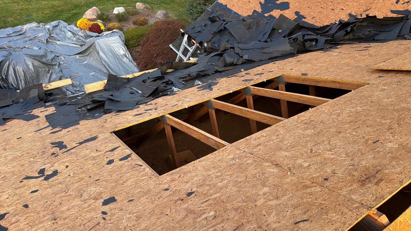 Roof Replacement using Owens Corning Teak by 180 Contractors