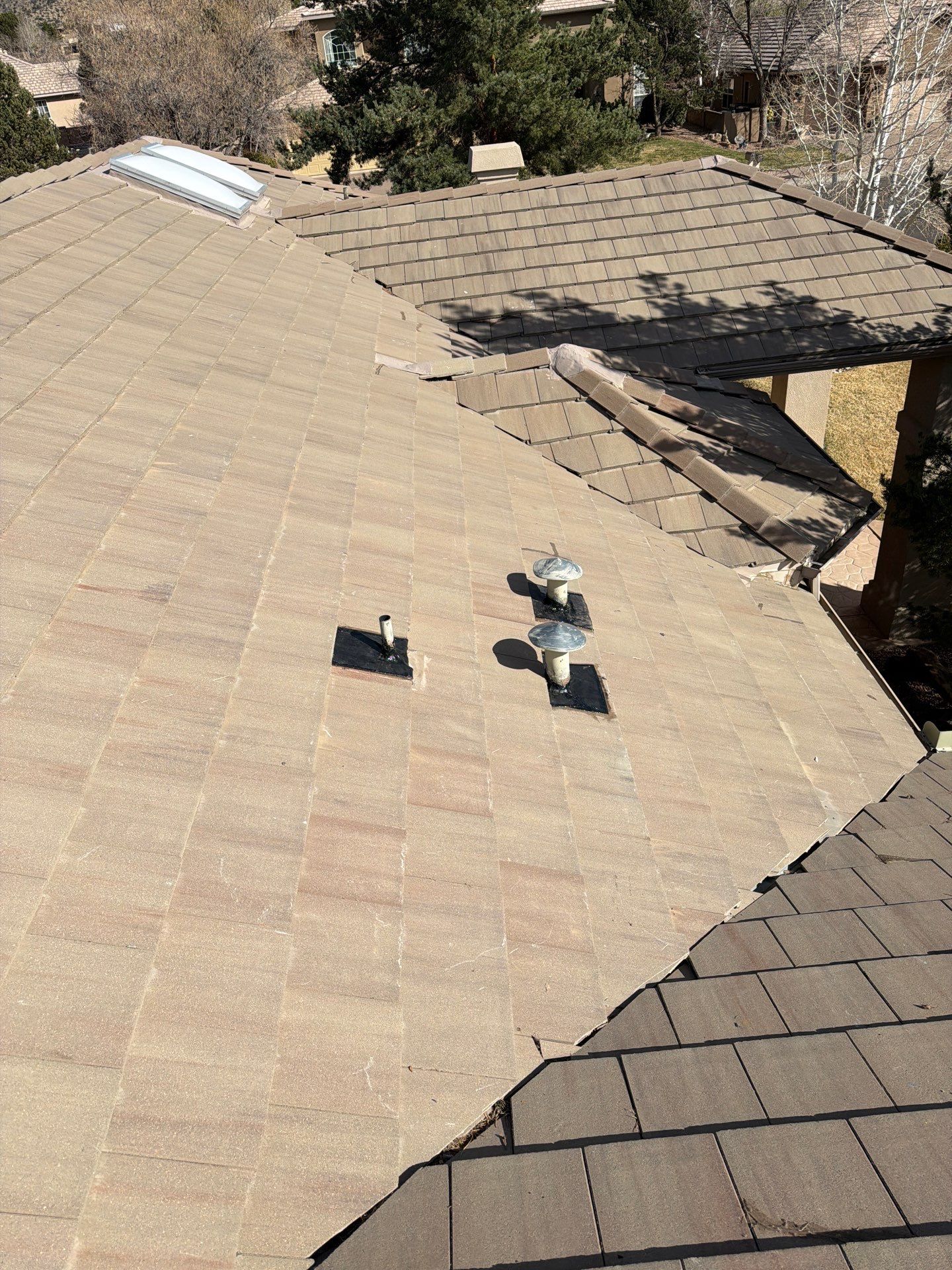 Concrete Tile Roof Repair and Underlayment Restoration in Albuquerque by Doyle Roof Masters Inc