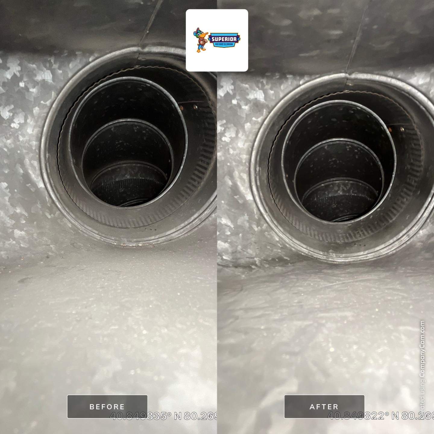 Air Duct Cleaning With a Vacuum Truck in Ellwood City, PA by Superior Air Duct Cleaning