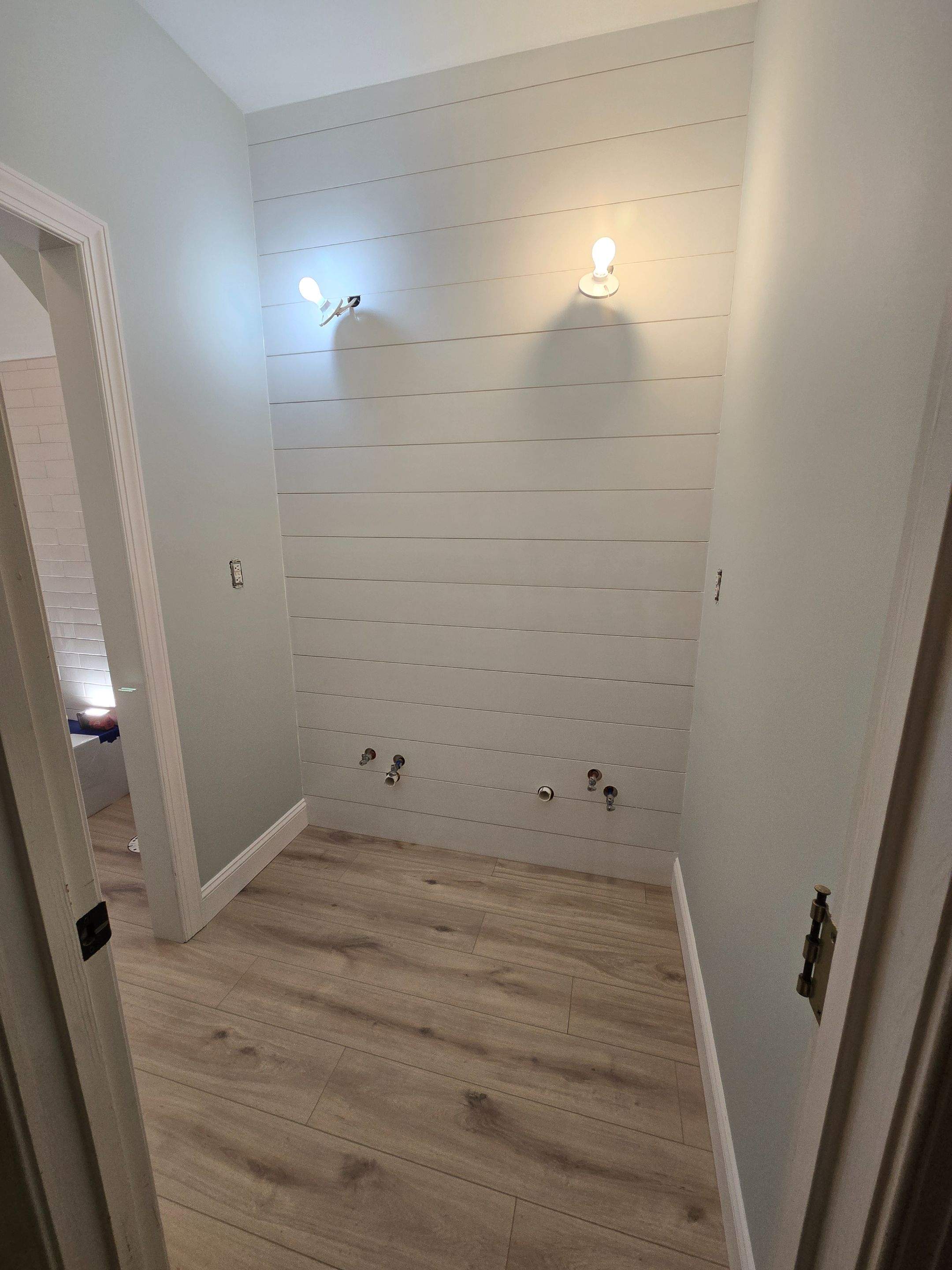 Bathroom Upgrade using Ship Lap by A Step Above Handy LLC 