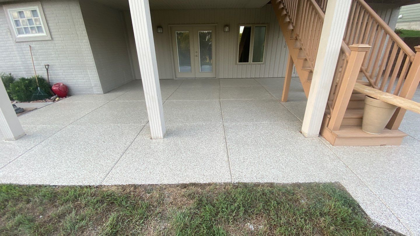 Patio using Driftwood by Select Painting, Coatings & Garage Cabinets