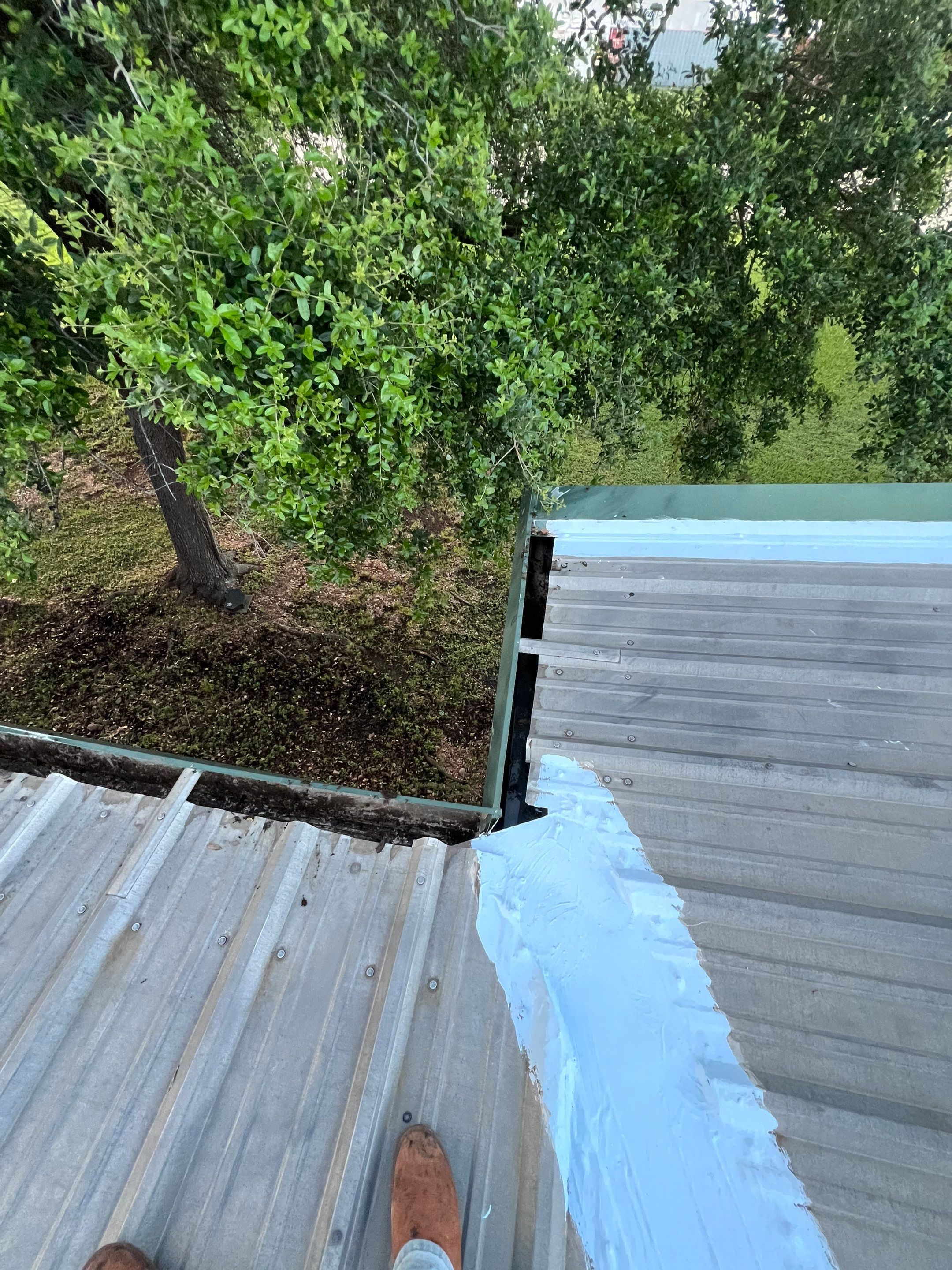 Hail Damage using Metal by Roof Repair Company