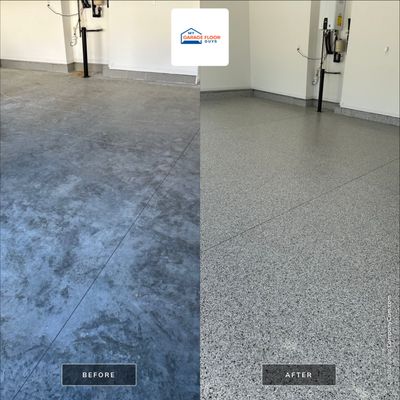 Garage Floor Coating using Coyote