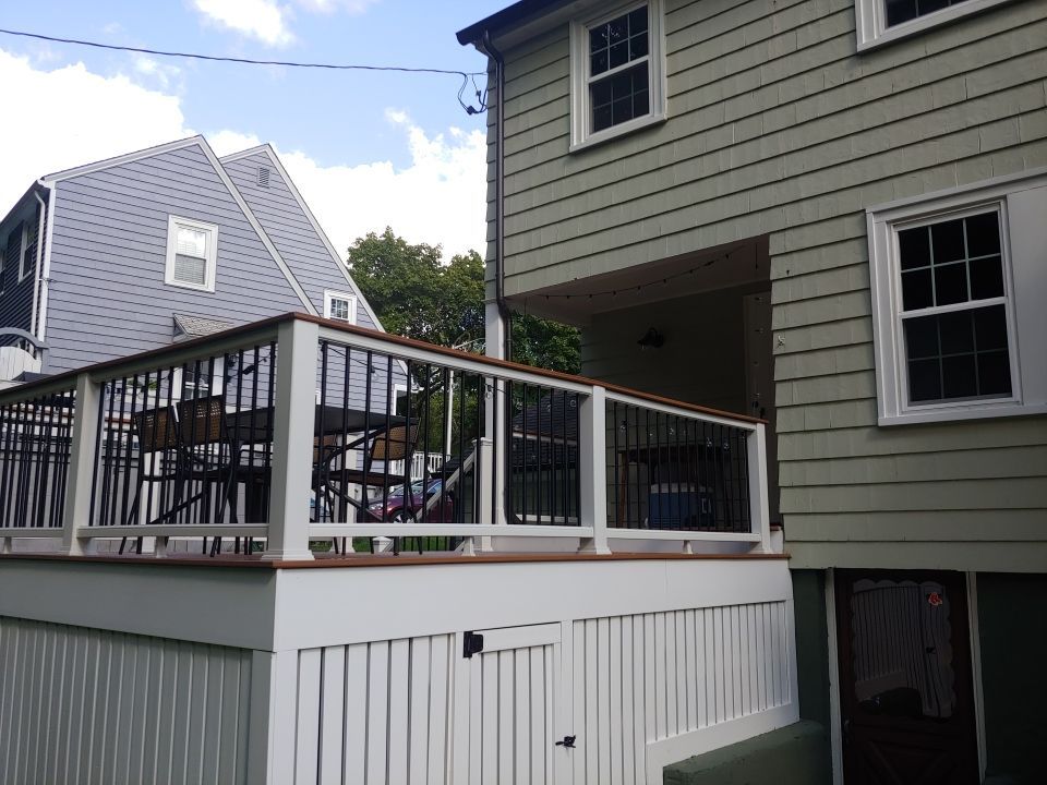 Gutter Installation using Half Round Aluminum Gutter in Medford, MA by Gutter Pro Enterprises
