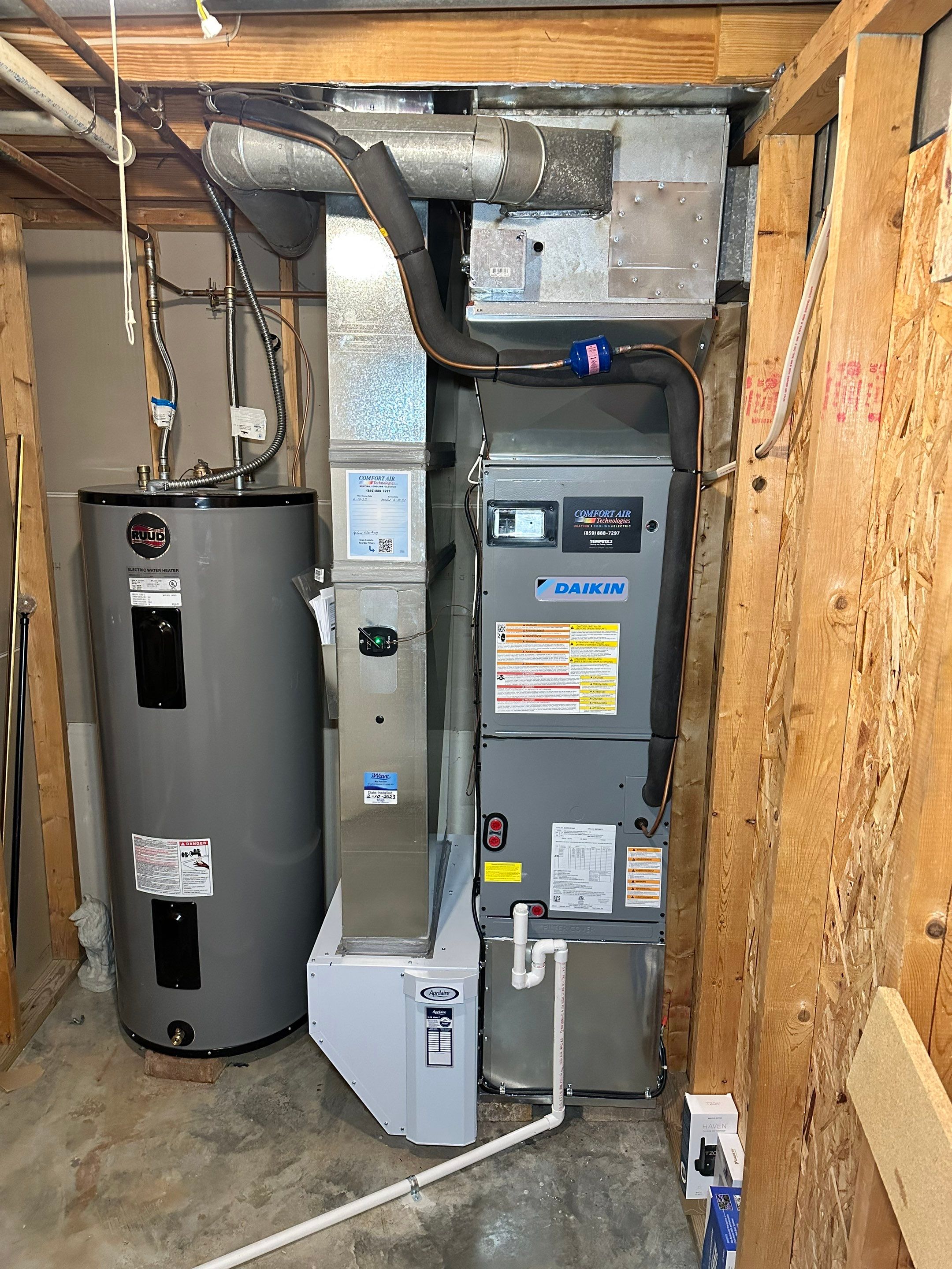 Heat Pump & Air Handler Installation using Daikin Fit by Comfort Air Technologies