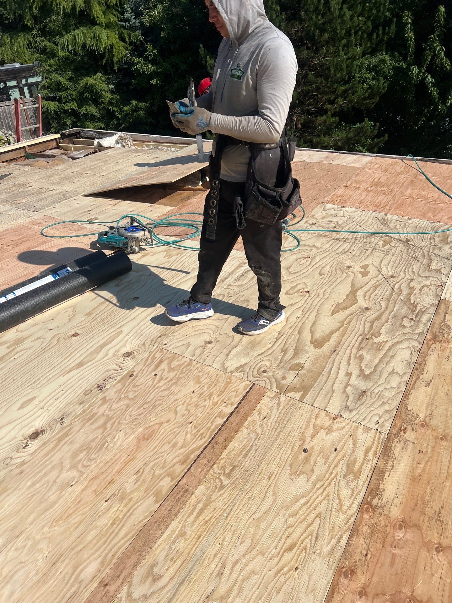 Residential Roofing Installation using GAF UHDZ Shingles by Roofing Formula LLC