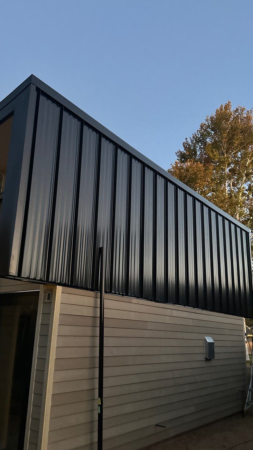 Black Standing Seam by Reimagine Roofing