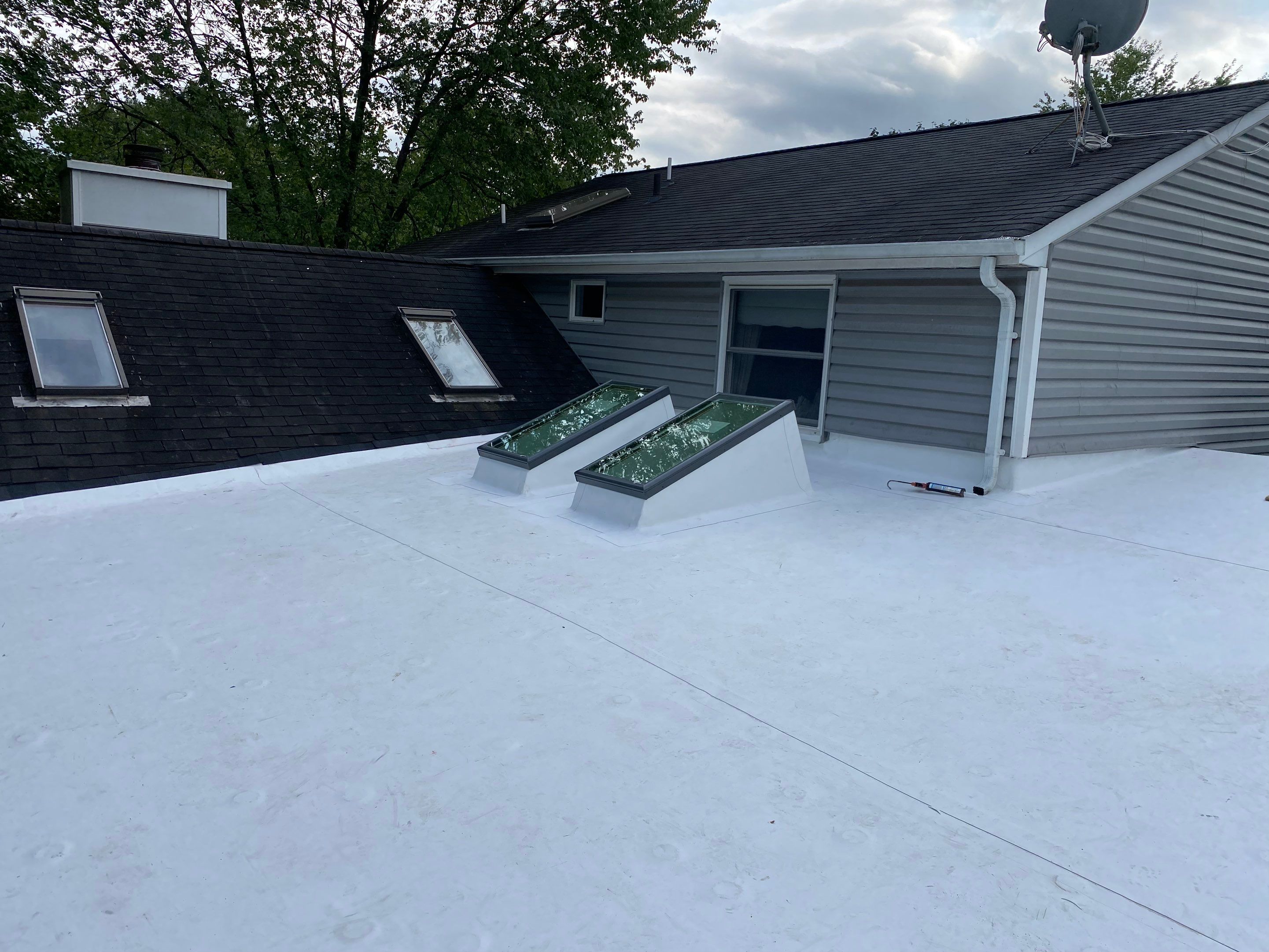 Alexandria: Residential Flat Roof Replacement with MuleHide TPO by RM Banning, Inc.