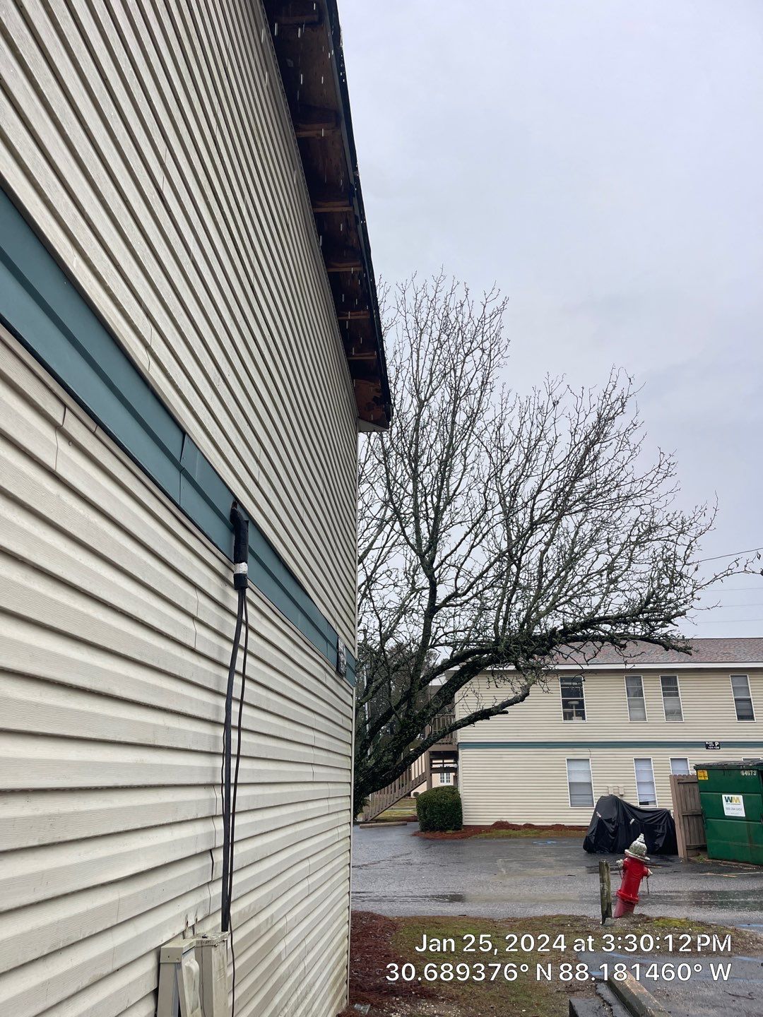Robin Woods Apts. Bldg. D - Exterior Repairs by American Roofing & Construction LLC