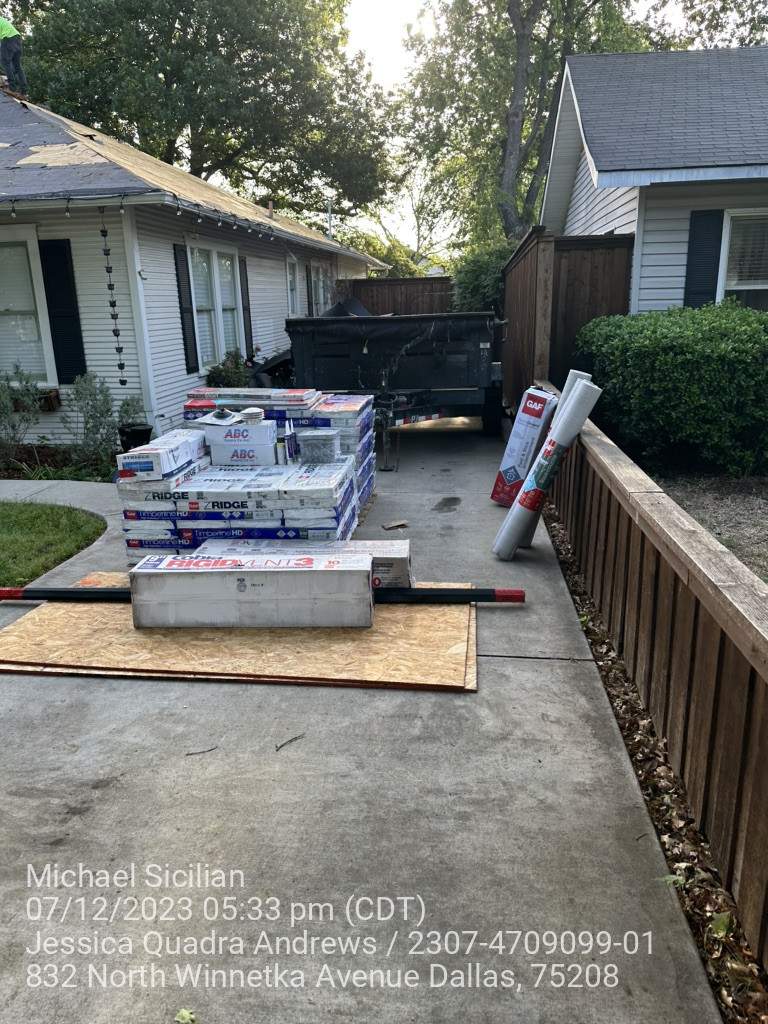 Project in Dallas by Zeus Exteriors