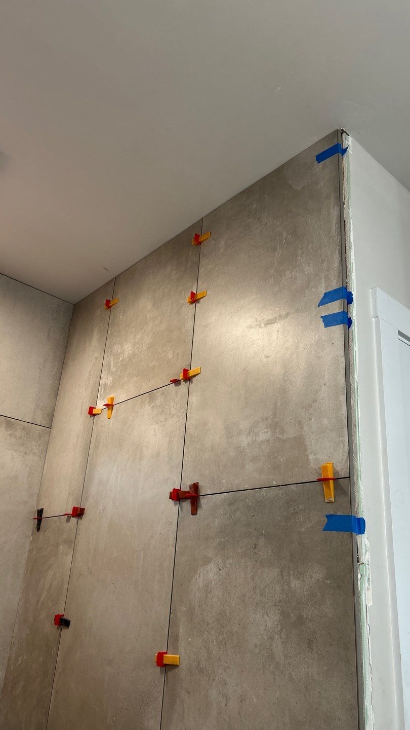 Stunning Tile Shower Installation  by Footprints Floors of Nashville