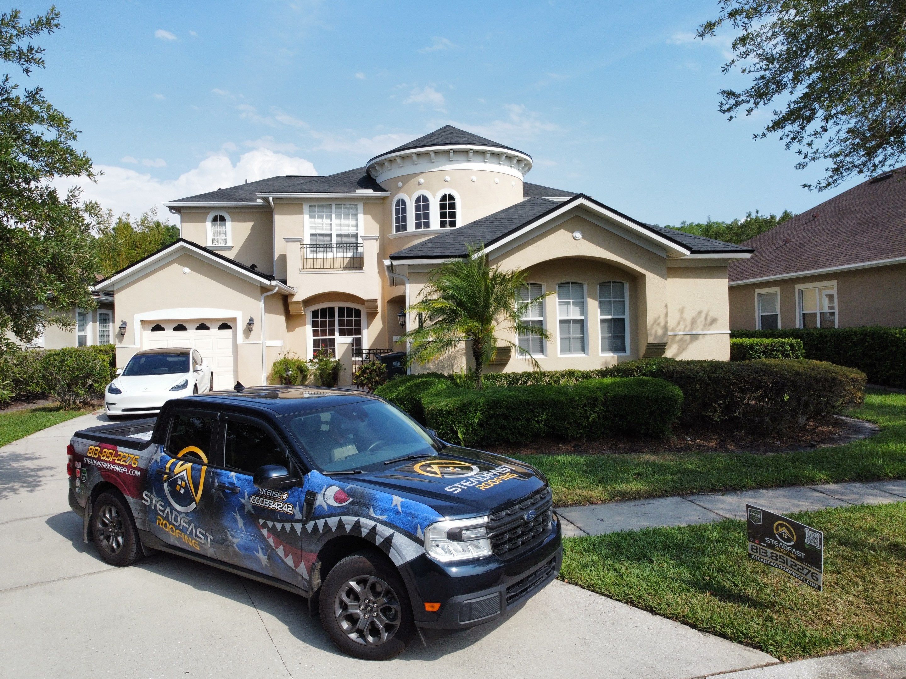 Roof Replacement in Tampa, FL. by Steadfast Roofing