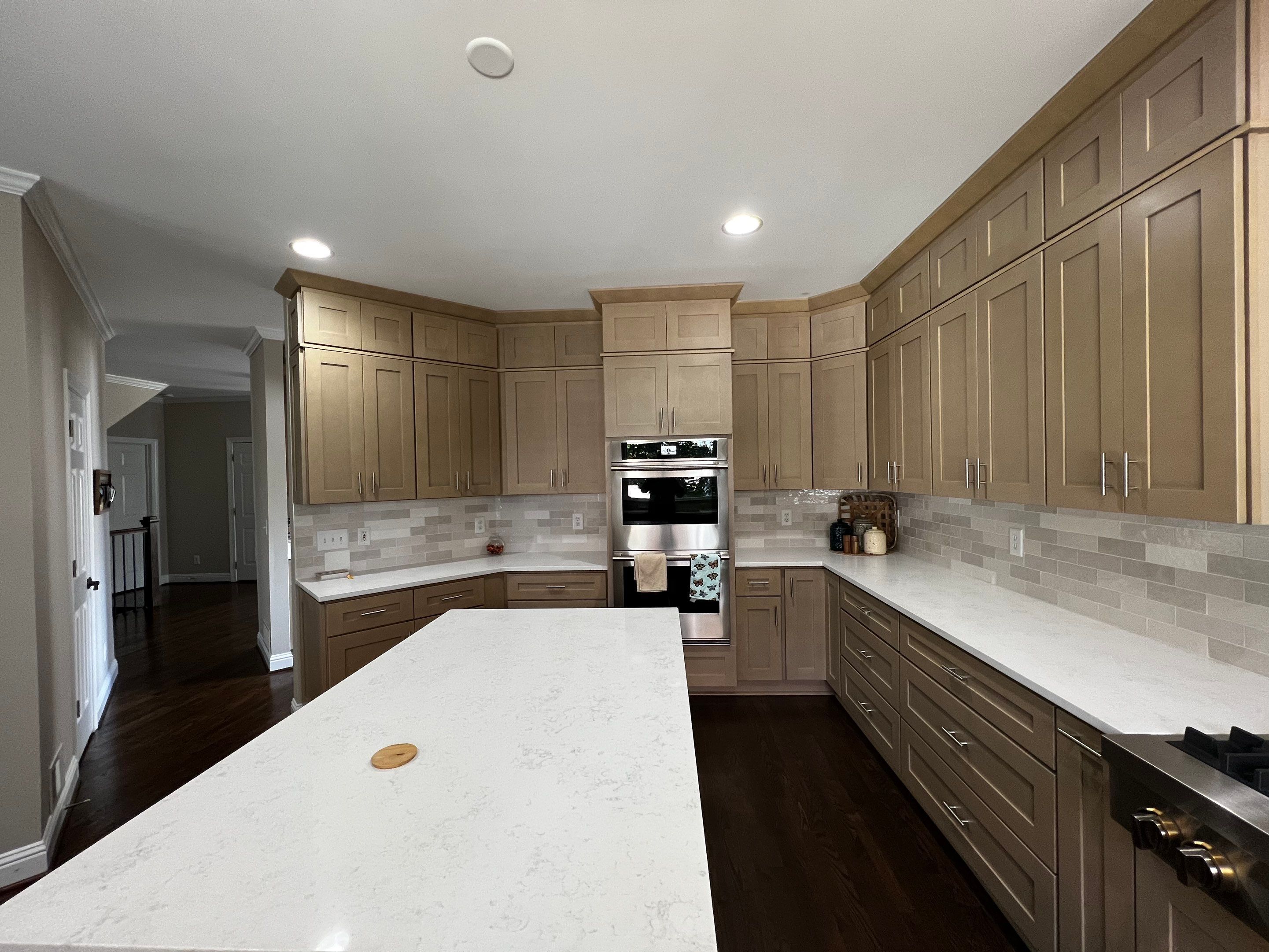 Kitchen Remodel in Roswell Featuring Shaker Cabinetry and Quartz Countertops by Swift Home Renovations 