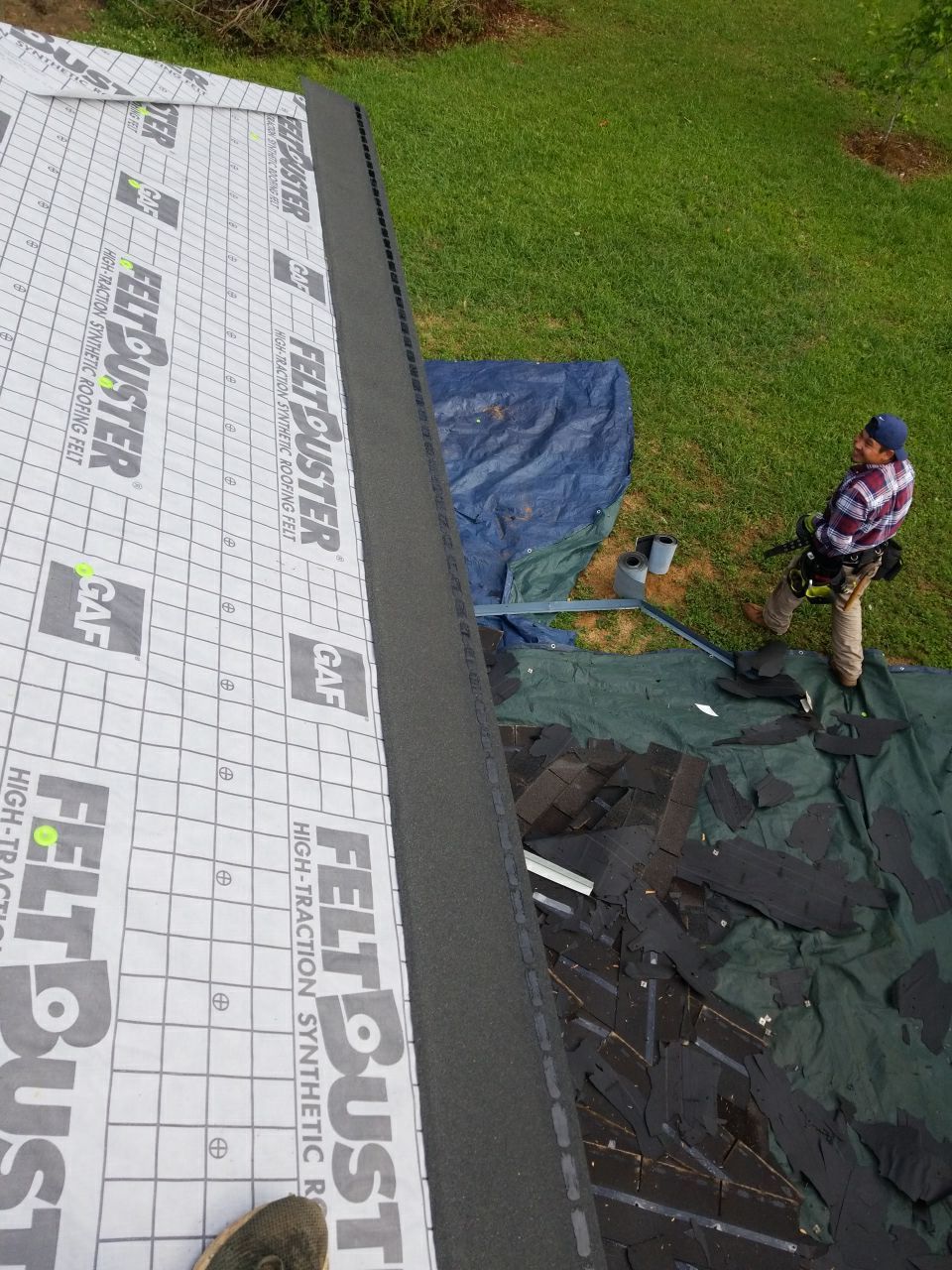 Residential Roofing Installation using Roof repair by American Roofing & Construction LLC
