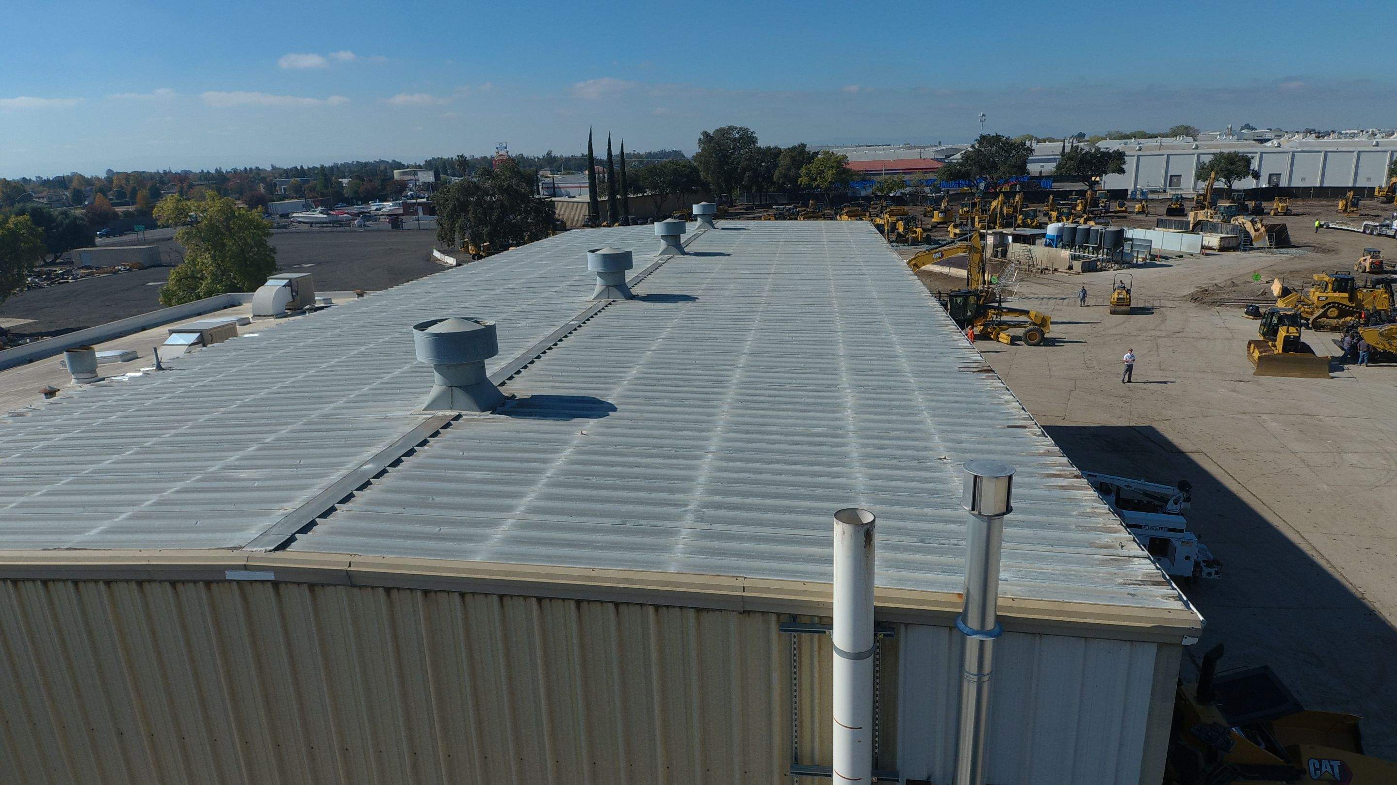 MR Roofing system using Conklin BenchPly system with PUMA top coat by Straight Edge Roofing Inc