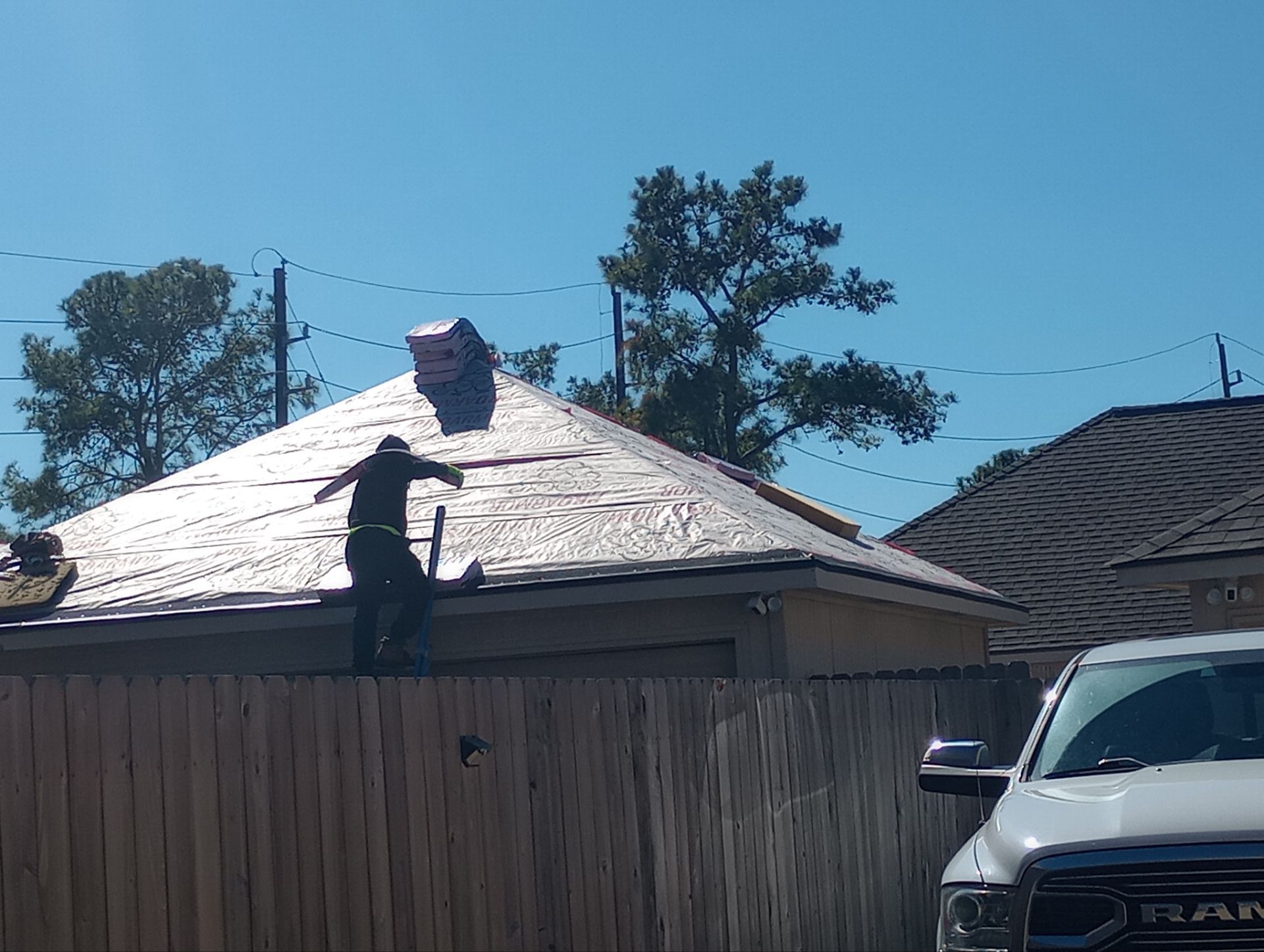 Residential Roofing Installation using Owen's Corning Duration (Lifetime) Shingles by Roof Repair Company