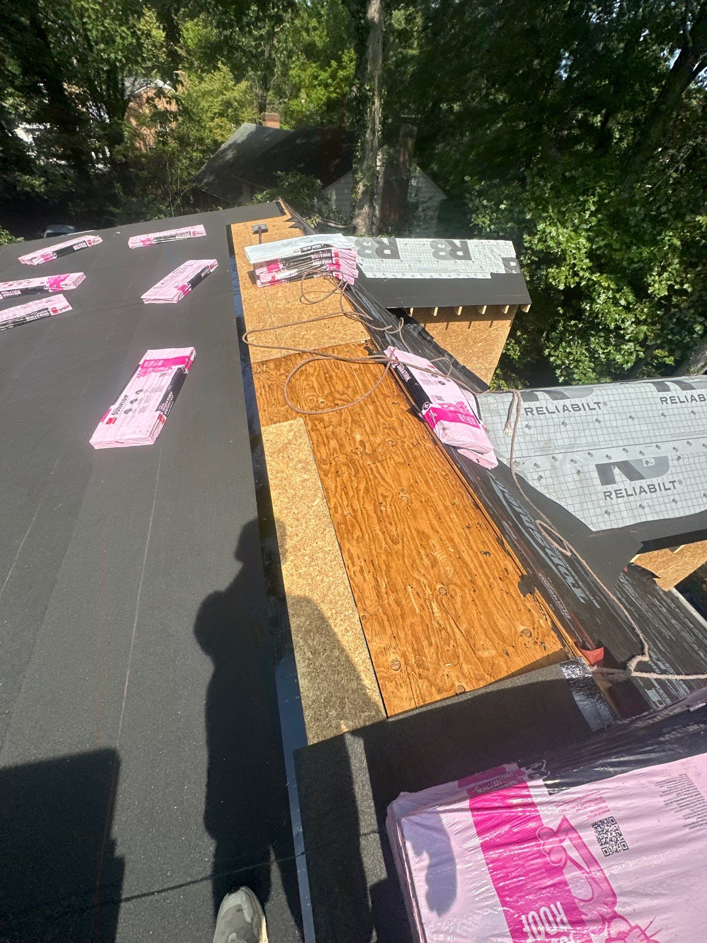 Architectural Shingle Roof Replacement as Part of an Addition by Cade Construction