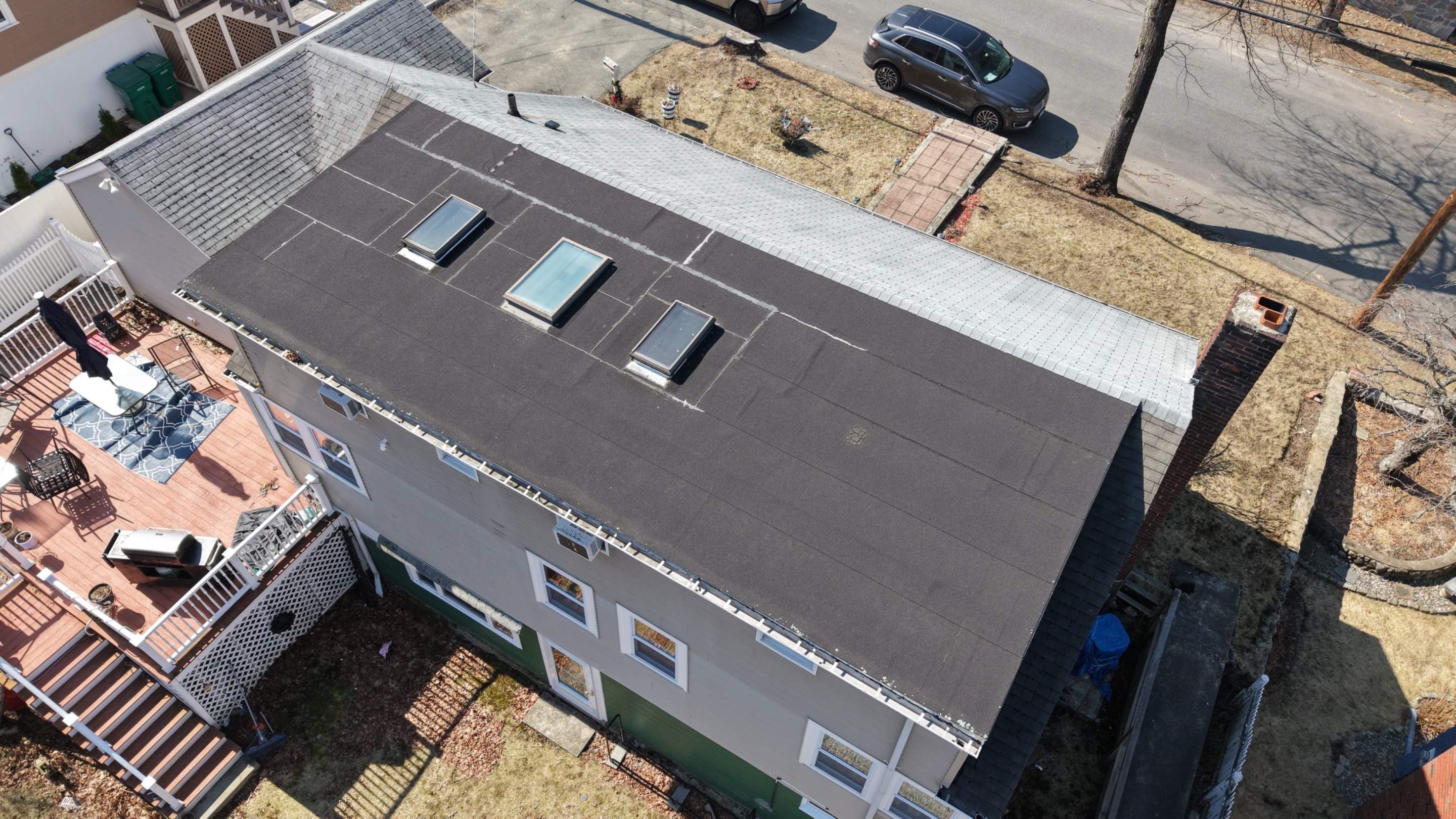 Major Roof Overhaul in Lynn, MA – Full Replacement, Skylight Removal, Gutters & Custom Flashing by JOHNNYS PRO