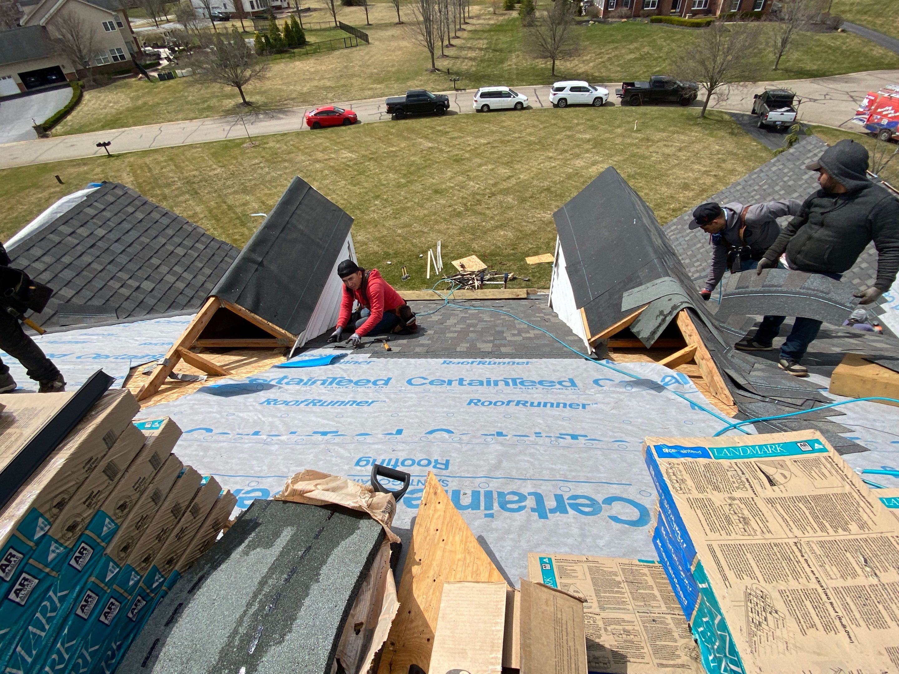 Roof Replacement using CertainTeed Landmark by 180 Contractors