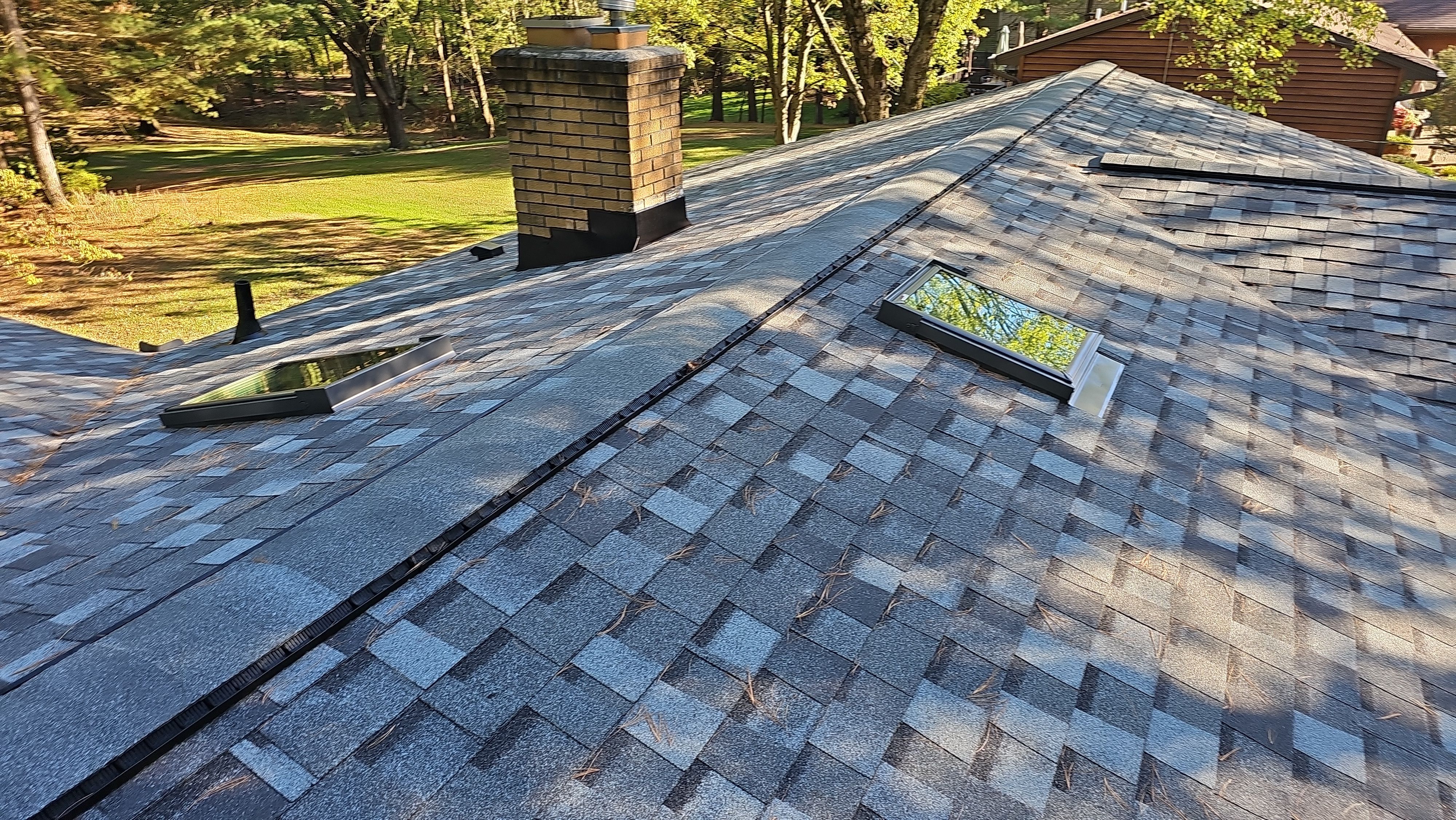 Atlas Pinnacle, Color, Coastal Granite, Drip Edge, Color, Black by Eagle Eye Roofing