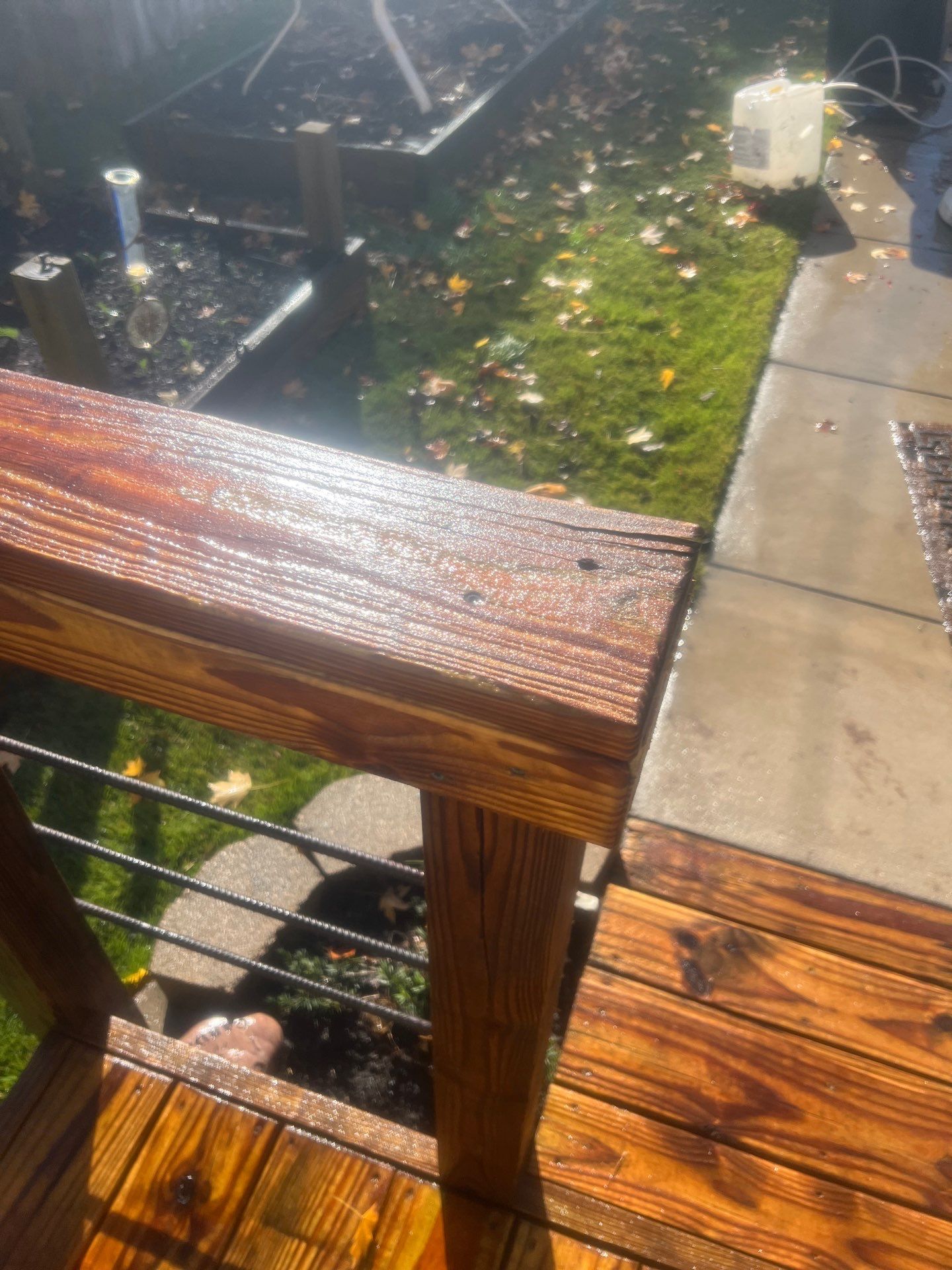 Weathered Deck using Wood Sealant by DuraSeal