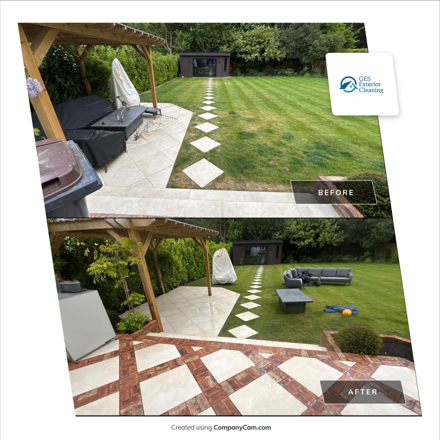Patio -Window -Render Clean Surrey by Ges Exterior Cleaning ltd