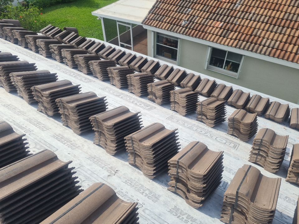 Residential Roofing Installation using Eagle Roofing Tile by BLUES BROTHERS ROOFING