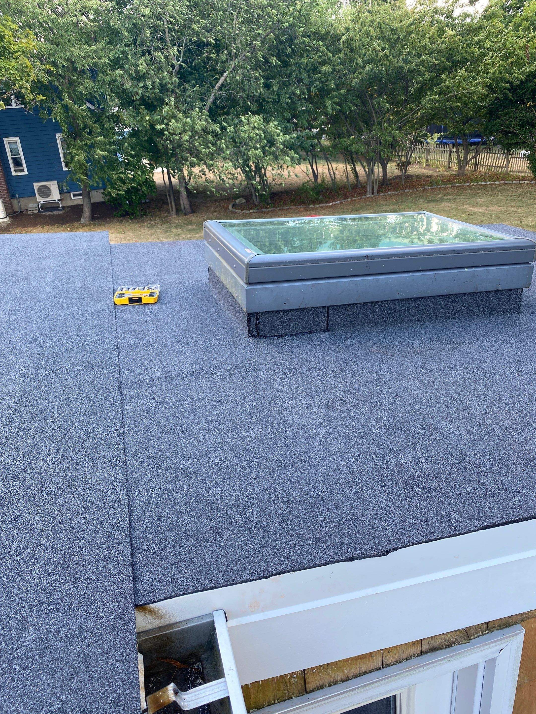 Low-Slope Roofs with Rolled Asphalt by Pinnacle Roofing & Skylights