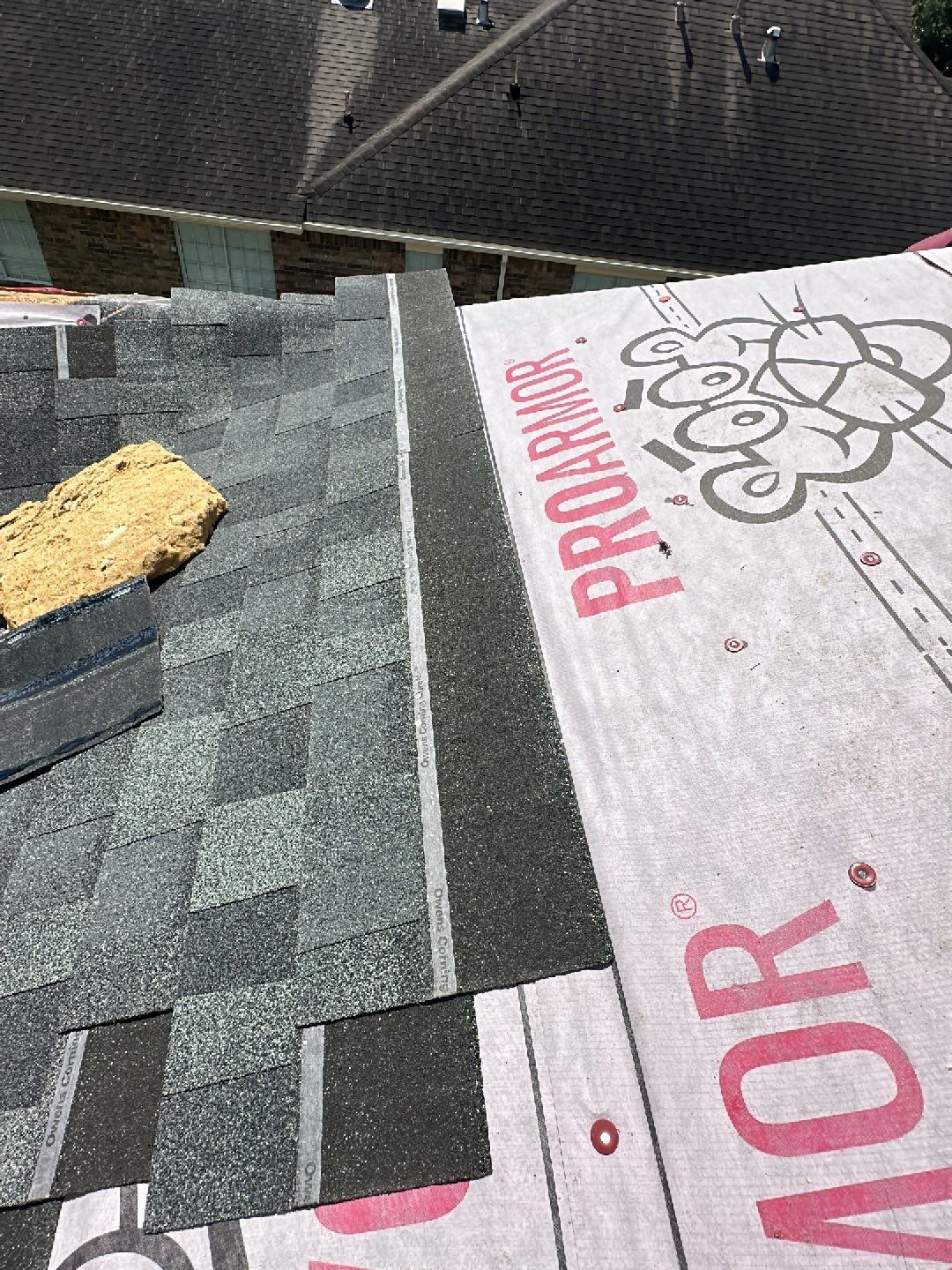 Residential Roofing Installation using Owen's Corning Duration (Lifetime) Shingles by Roof Repair Company