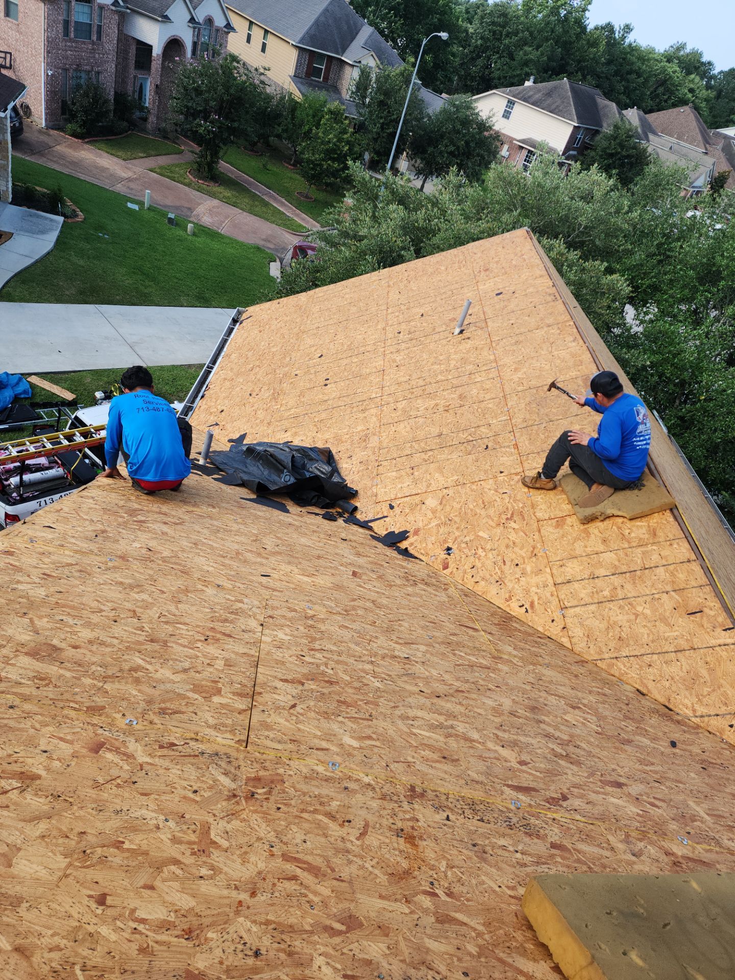 Residential Roofing Repair using Owen's Corning Duration (Lifetime) Shingles by Roof Repair Company