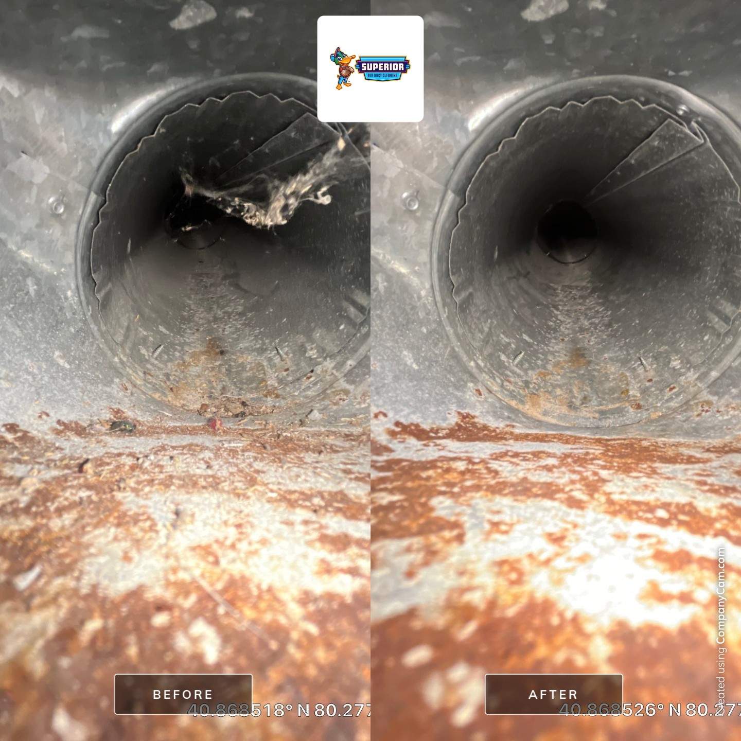Air Duct Cleaning With a Vacuum Truck in Ellwood City, PA by Superior Air Duct Cleaning