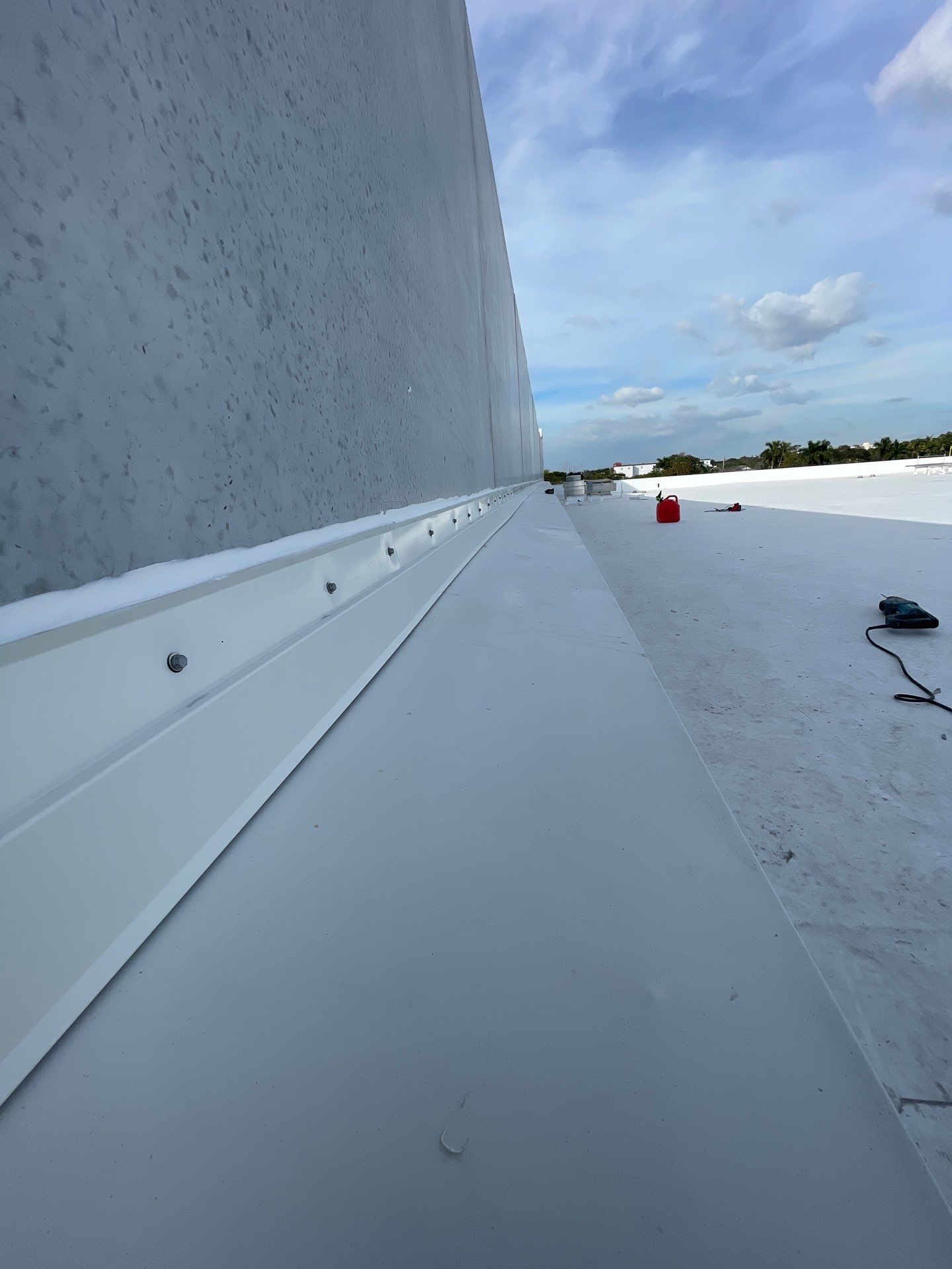 Commercial TPO Membrane Roof Installation at Pinecrest Educational Facility by AJF ROOFING INC